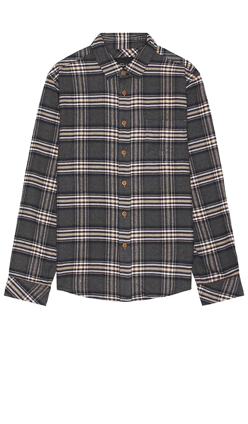 Rails Forrest Shirt in Charcoal Foundation Melange