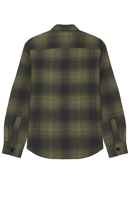 Shop Rails Worthing Shirt In Moss & Eclipse