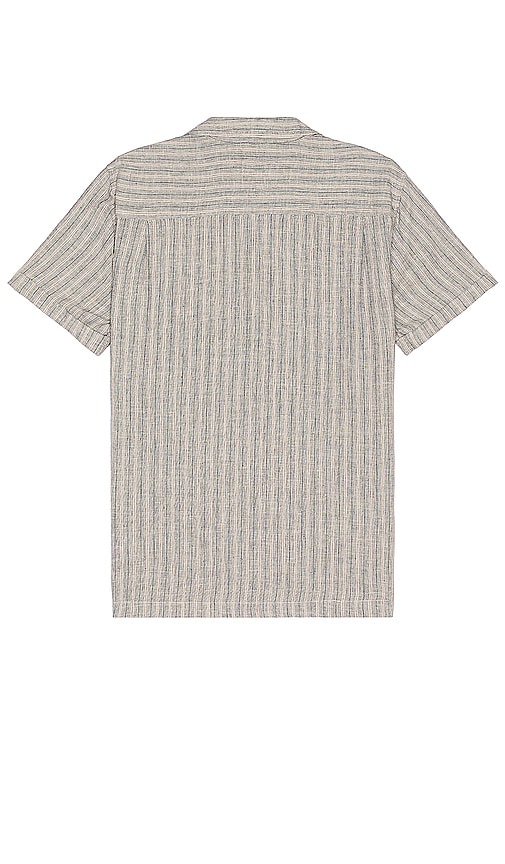 Shop Rails Waimea Shirt In Quinoa Navy Stripe