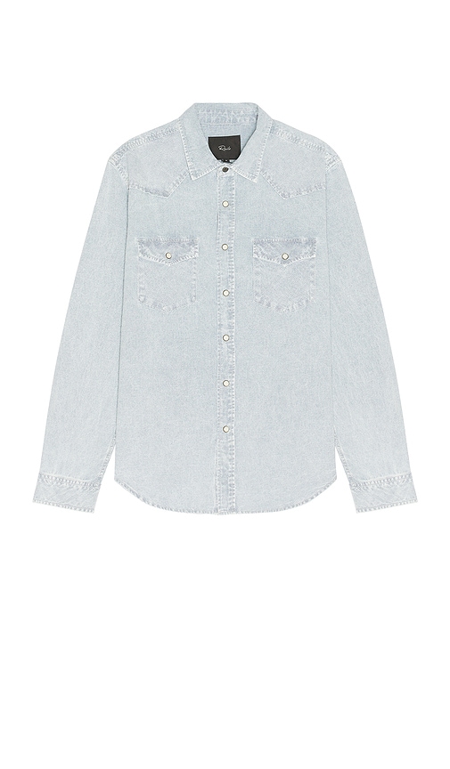 Rails Roy Shirt in Sunfaded Indigo