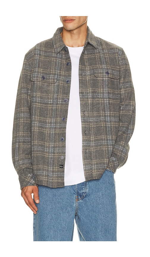 Rails Alder Shirt In Coastal Iron Heather