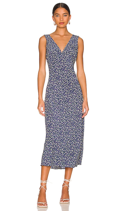 Rails Audrina Midi Dress in Navy DItsy Floral | REVOLVE