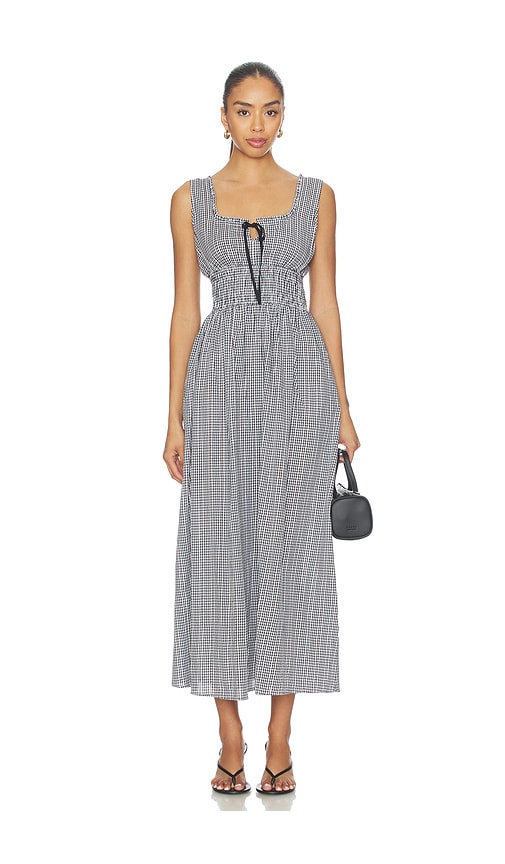 Rails Jordie Smocked Maxi Dress In White