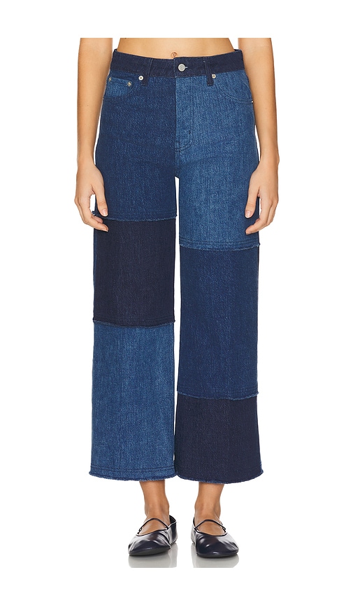 Shop Rails Getty Crop Jean In Indigo Patchwork