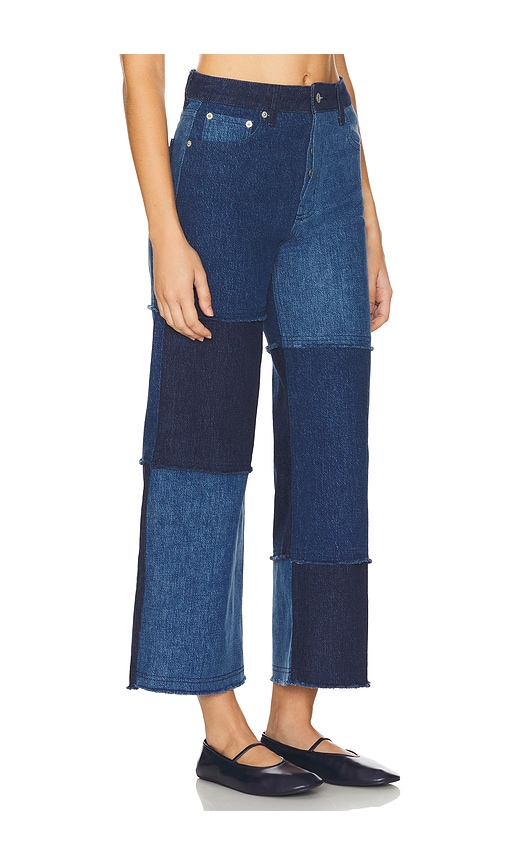 Shop Rails Getty Crop Jean In Indigo Patchwork