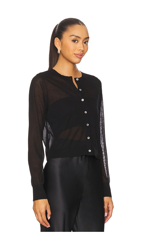 Rails Lakelyn Fine Knit Cardigan In Black