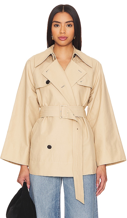 Shop Rails Lucien Trench In 卡其