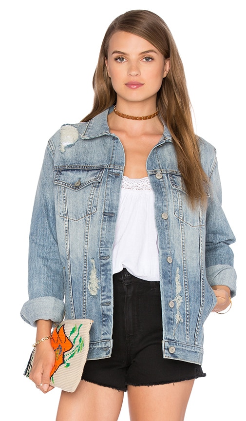 vintage wash denim jacket