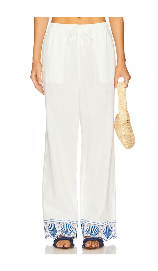 Tildi Pant in White. - size XS (also in L, M, S, XL)
