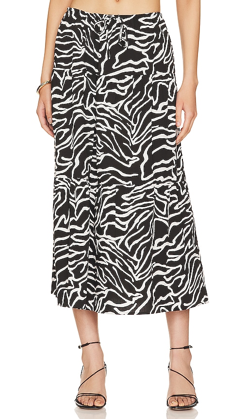 Shop Rails Mary Midi Skirt In Contour Lines