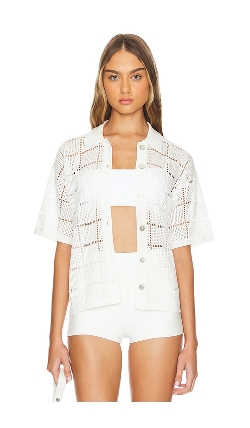 Rails Clemente Button Down Top In White