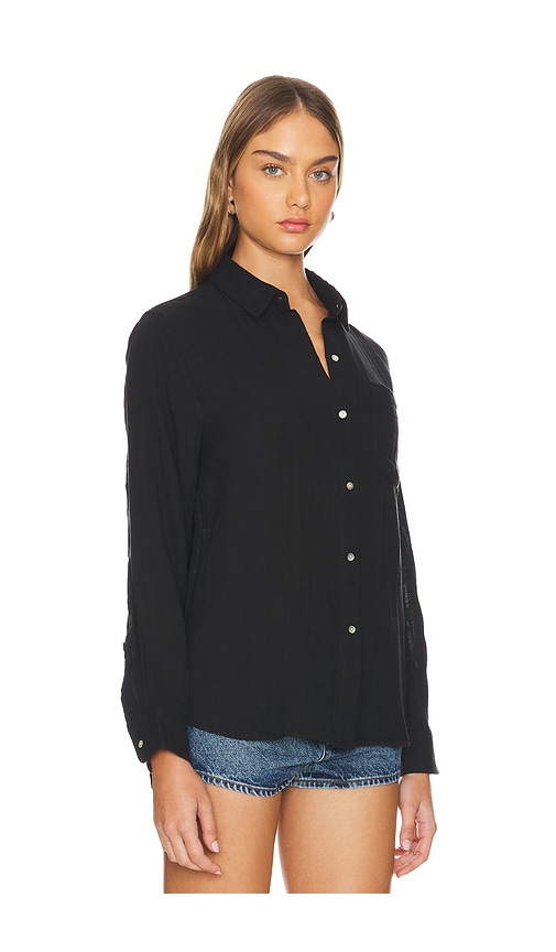 Shop Rails Ellis Button Down Shirt In Black