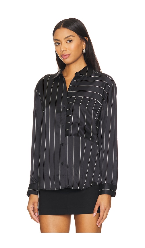 Shop Rails Spencer Shirt In Ink Stripe