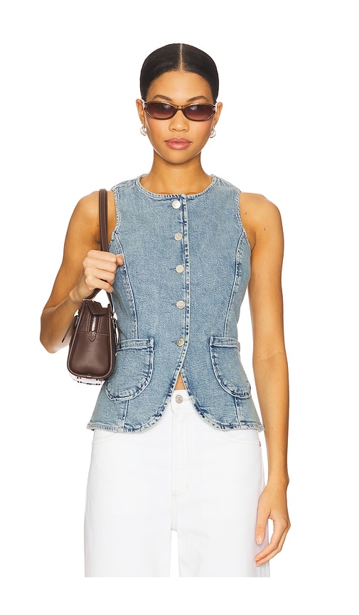 Portola Top in Blue. - size XS (also in L, M, S, XL)