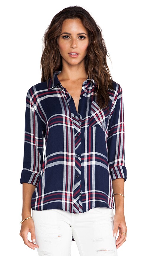 Rails Hunter Button Down in Patriot & Red | REVOLVE