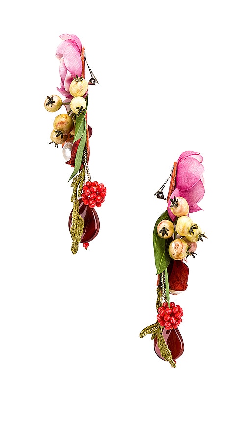 Floral Drop Earrings Ranjana Khan $450 Collections