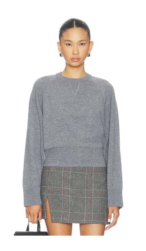 Remain Birger Christensen Bat Sleeve Crewneck Pullover In Gray