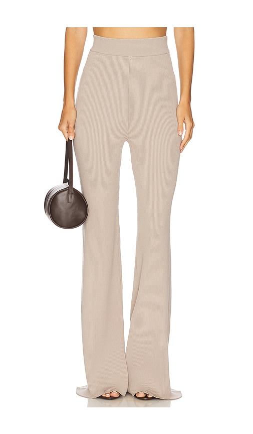 Rib Knit Pants in Beige. - size L (also in M, S, XL, XS) - REMAIN - Modalova