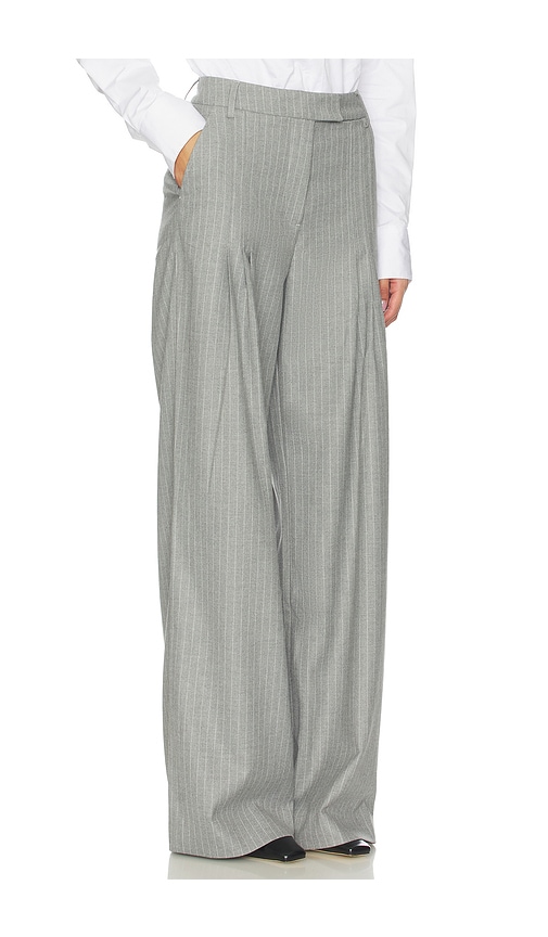 Remain Birger Christensen Wide Suiting Pants In Gray