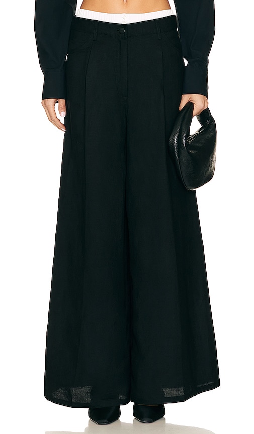 Remain Wide Suiting Pant In Black
