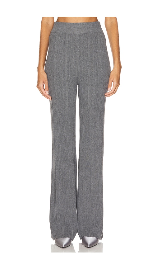 2024アパルトモン　Rib Knit Pants グレー 2024 アパルトモン Rib Knit Pants リブニットパンツ 現行 紺