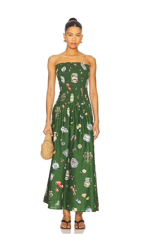 ROAME. Millie Dress in Cactus Bloom Sand