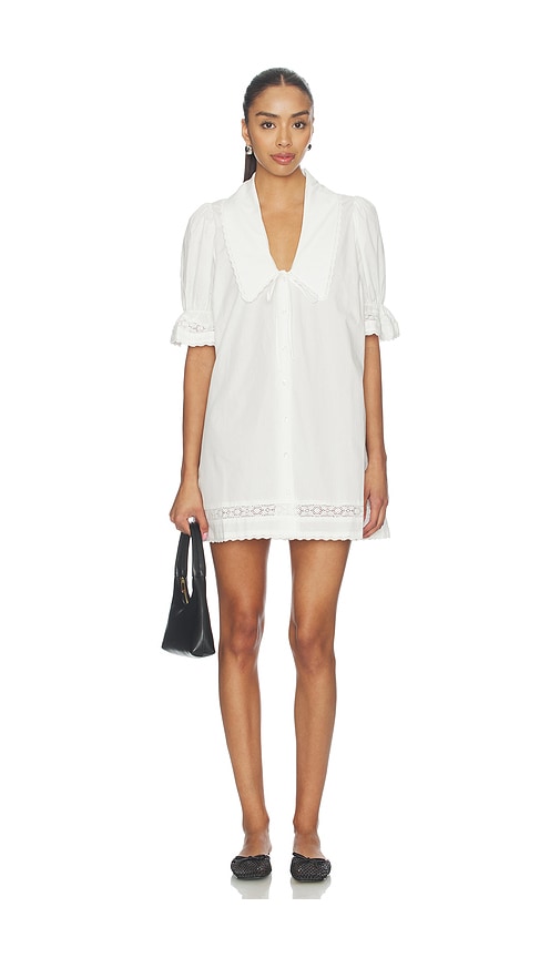 Roame. Maisie Mini Dress In White