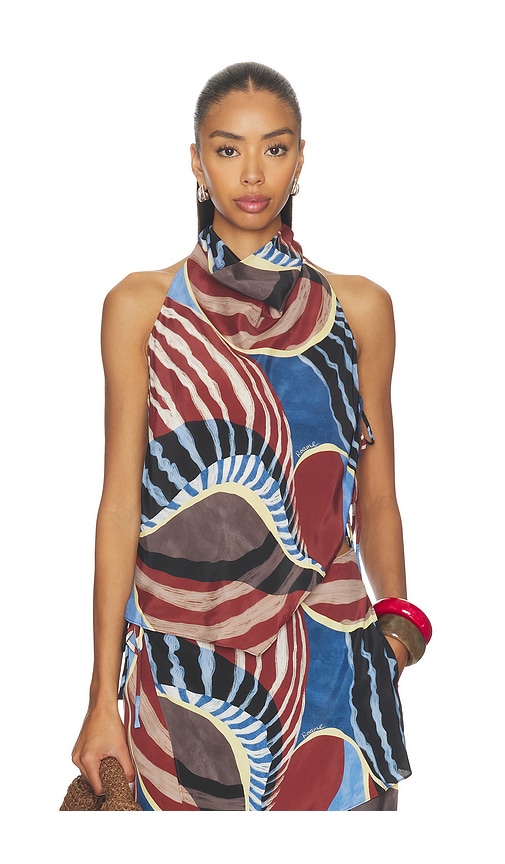 ROAME. Agave Halter Top