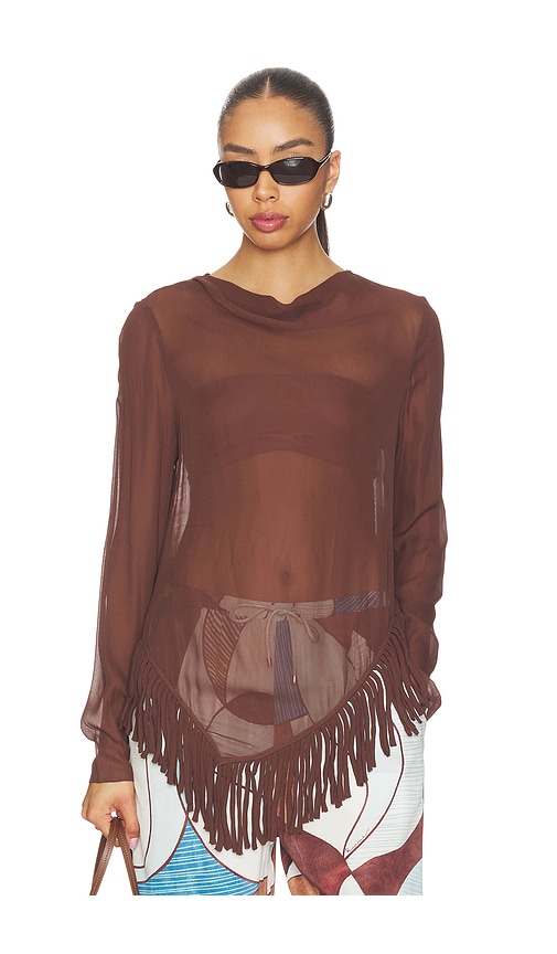 ROAME. Barca Fringe Top | Thumbnail 3