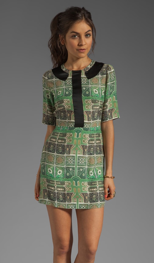 Miriam Printed Silk Dress