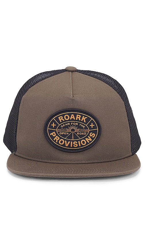 Roark Station Trucker Hat In Military & Pignoli