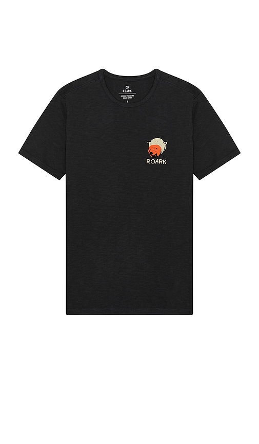 Shop Roark Fjordlord Organic Tee In Black