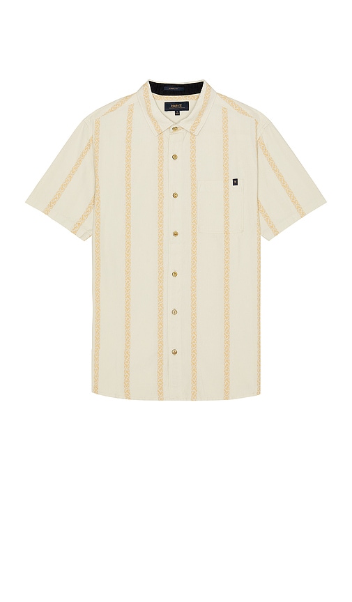 Shop Roark Journey Woven Shirt In Cream