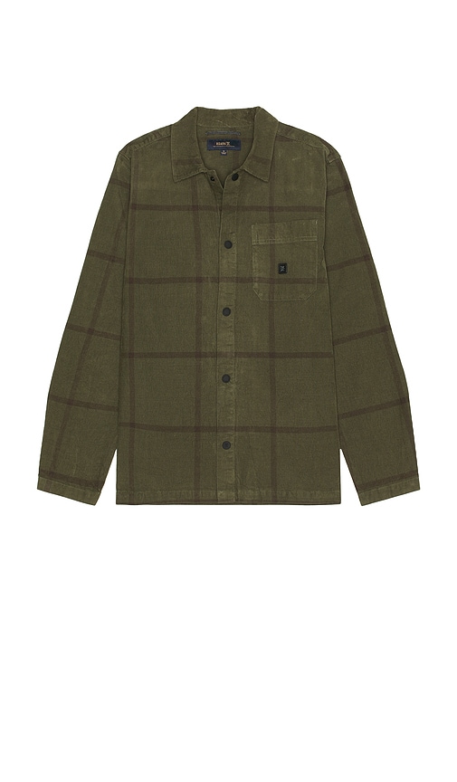 Shop Roark Cordlord Overshirt In Green