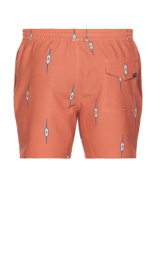 Shop Roark Shorey 16 Swim Short In Castagno Saffron Red