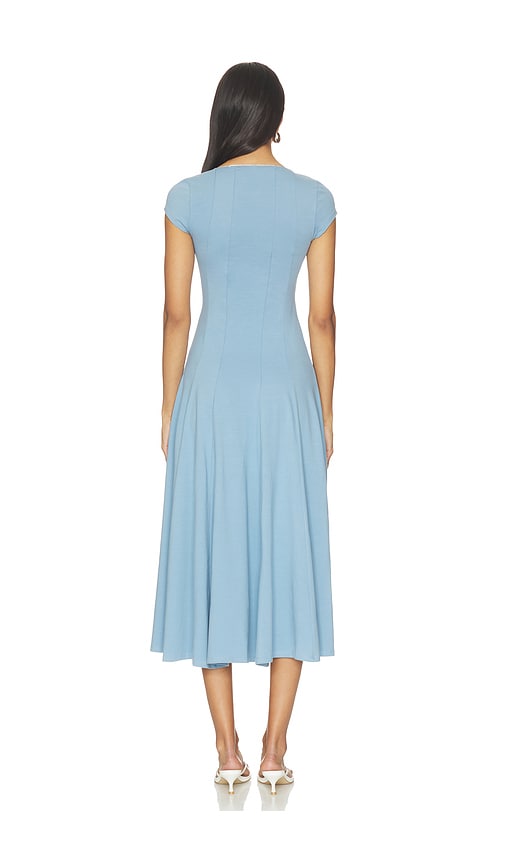  Rat Boi Midi-kleid In Blue. Größe Xs. Also In L. 