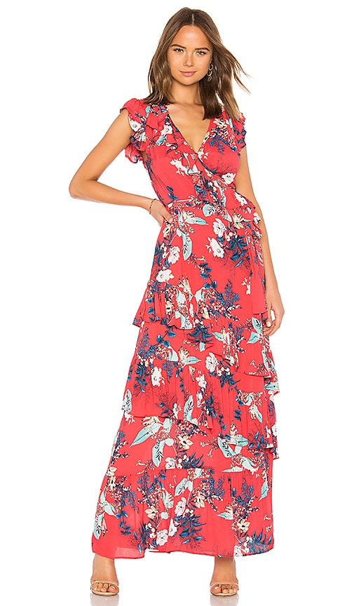 RAVN Benji Flower Dress in Red Flower | REVOLVE