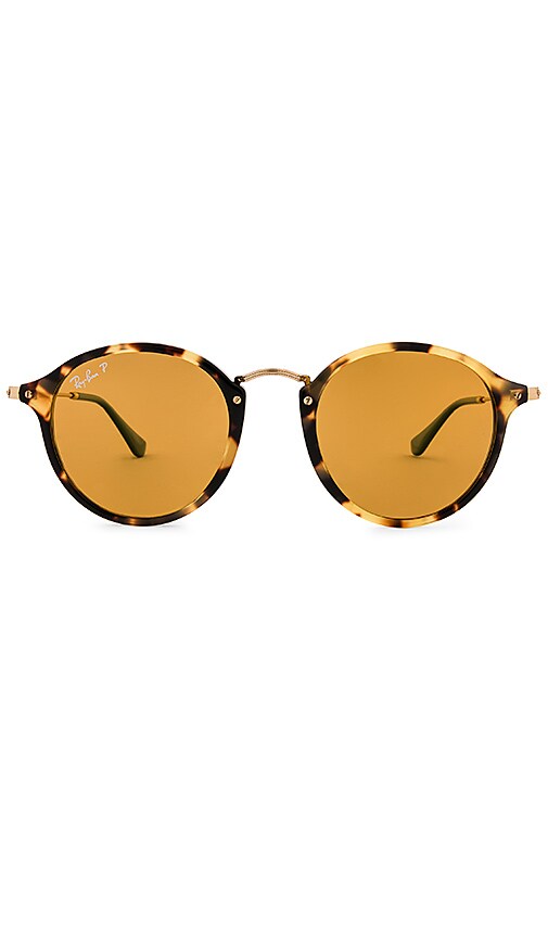 ray ban round fleck havana