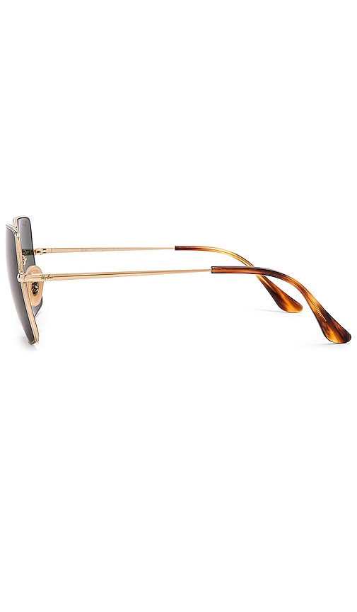  Ray-ban Sonnenbrille Square Evolve In Metallic Gold. 