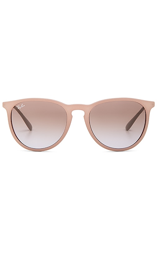 Ray-Ban Erika in Dark Rubber Sand | REVOLVE