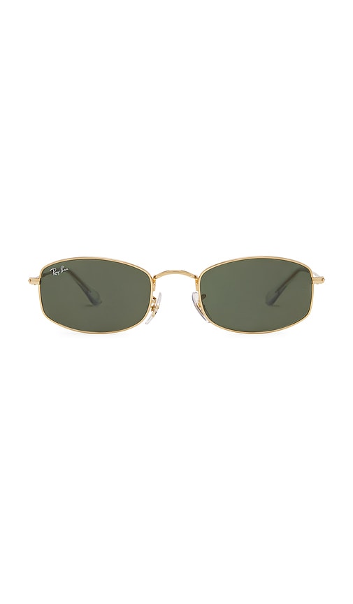 Ray Ban Rectangular Sunglasses In Green