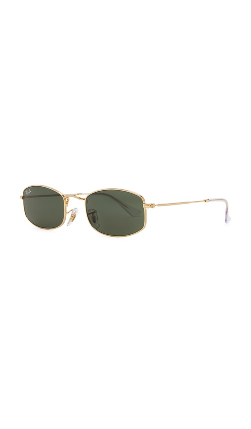 Ray Ban Rectangular Sunglasses In Green
