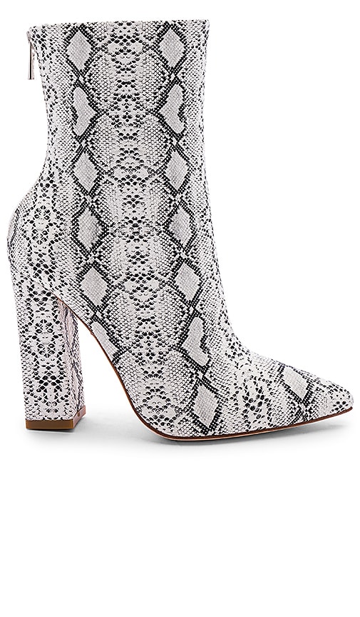 revolve snakeskin booties