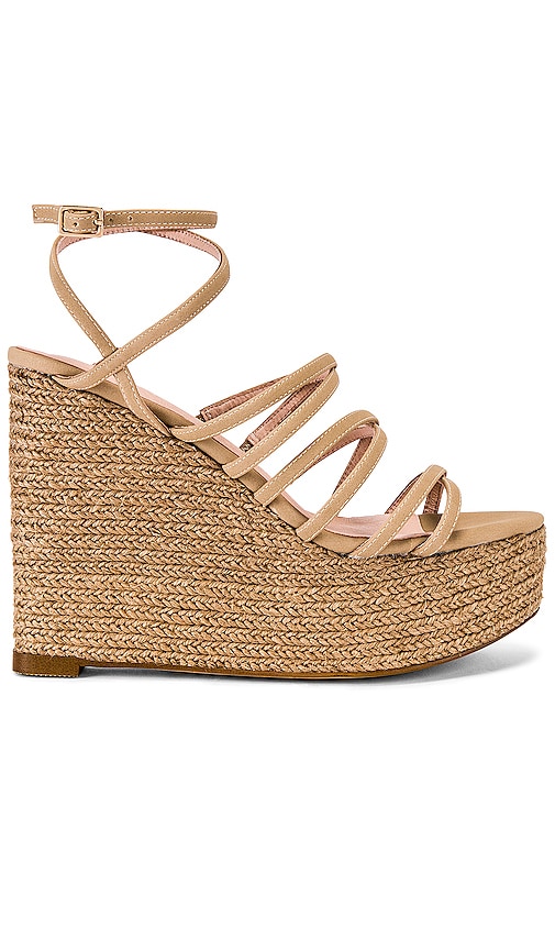 RAYE Dia Wedge In Nude REVOLVE