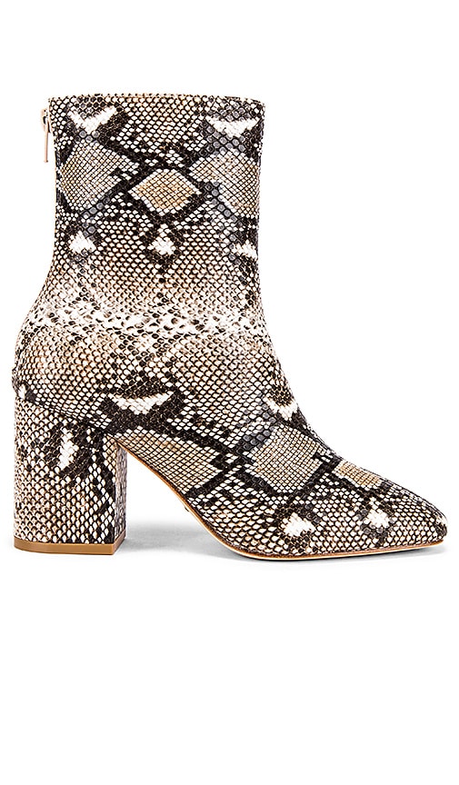 revolve snakeskin booties