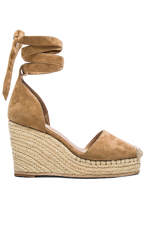 dahlia lace up wedge