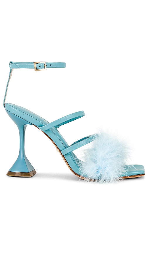 Baby blue sale sandals heels