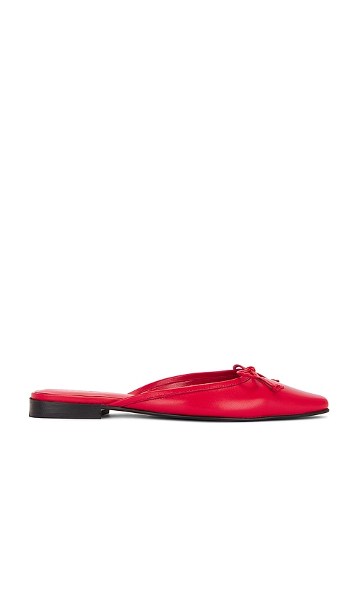 RAYE Andrea Flat in Red Nappa