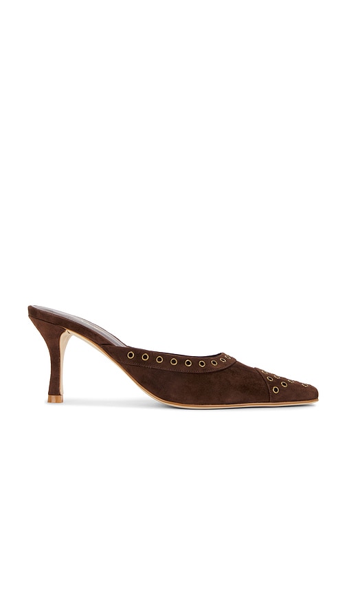 RAYE Ivy Mule in Chocolate Brown