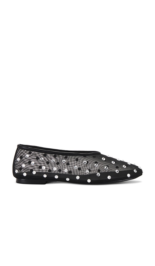 Shop Raye Adina Flat In Black